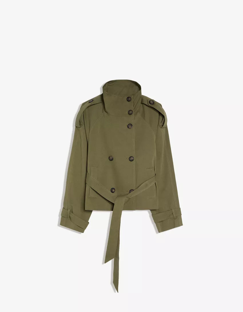 Celeste | Green Spring Trench Coat