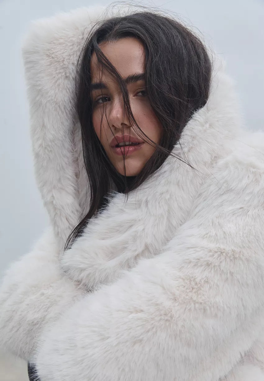 Ella | Short Faux Fur Jacket