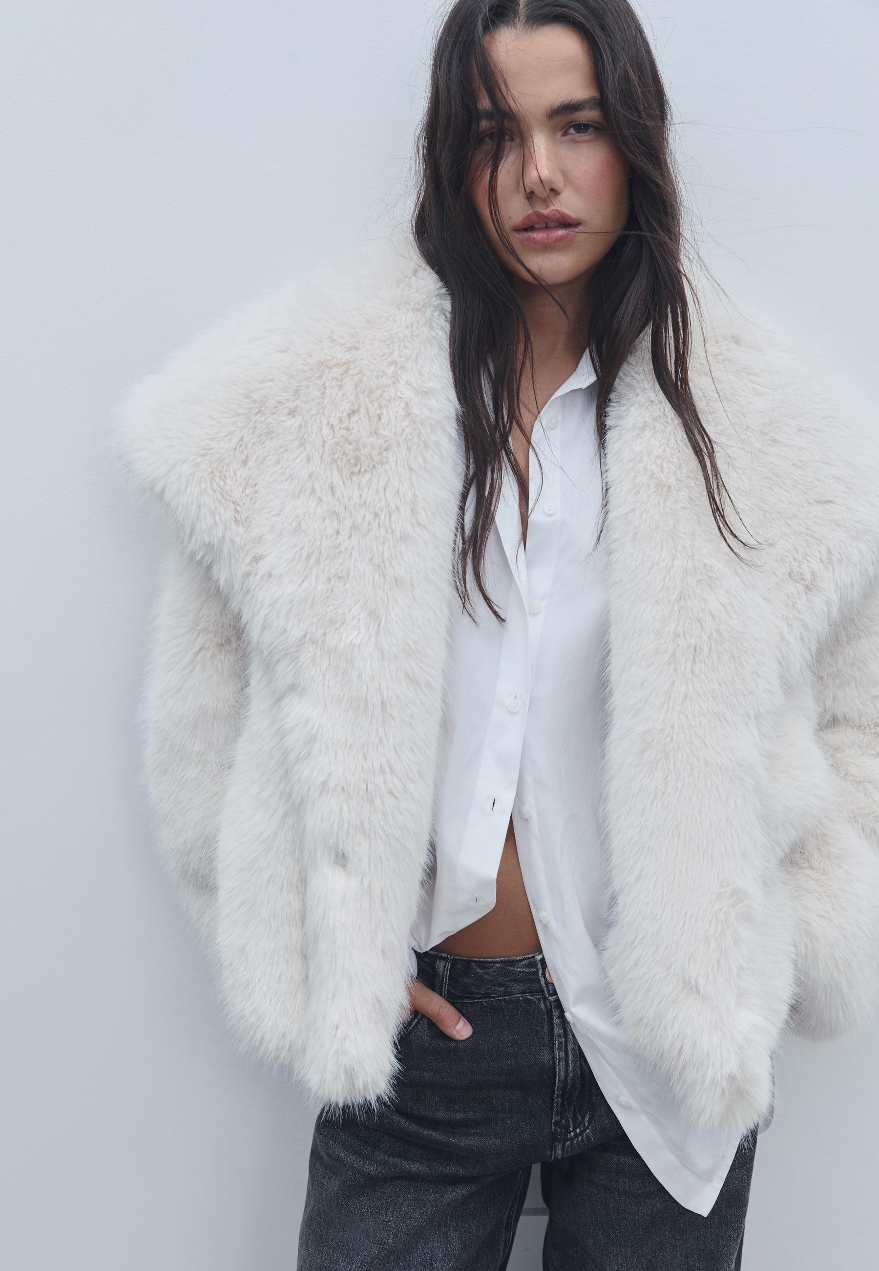 Ella | Short Faux Fur Jacket