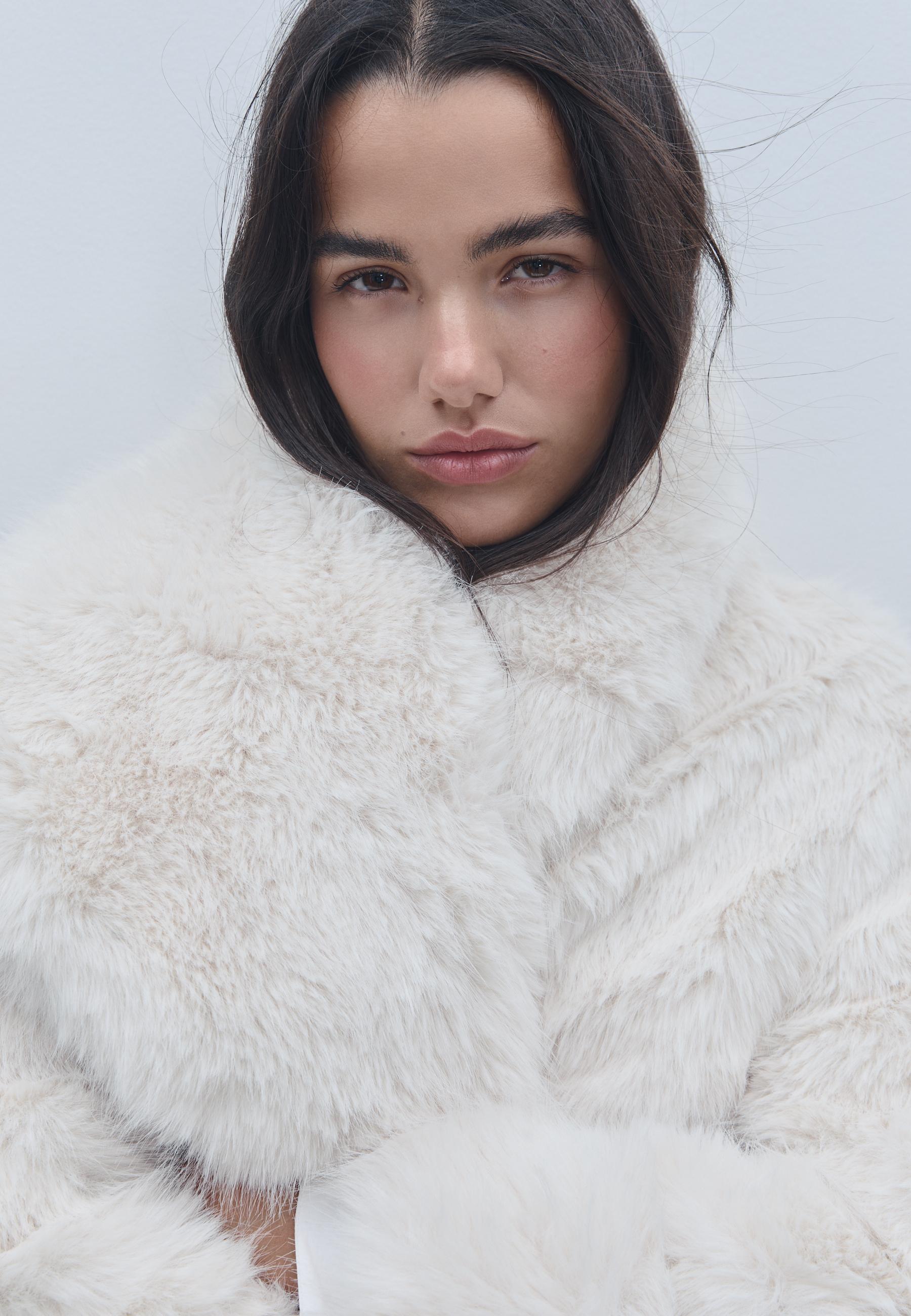 Ella | Short Faux Fur Jacket