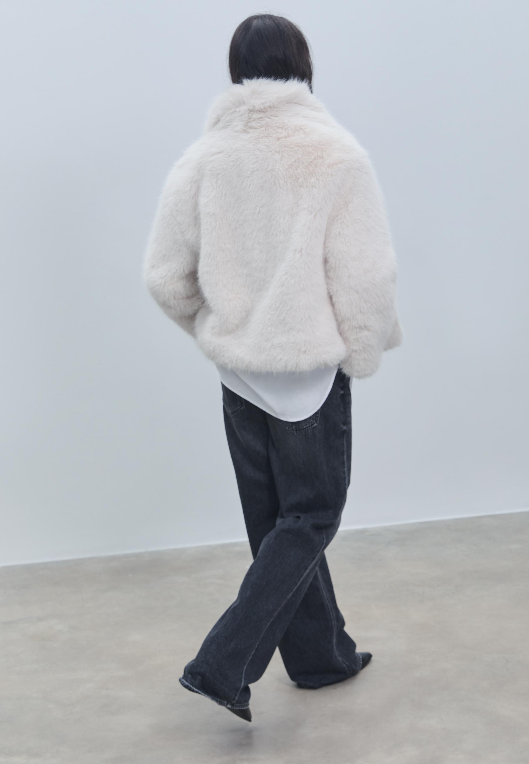 Ella | Short Faux Fur Jacket