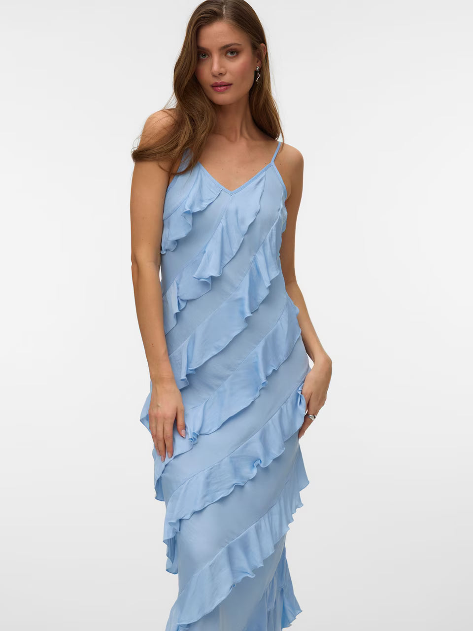 Evania | Ruffle Maxi Dress