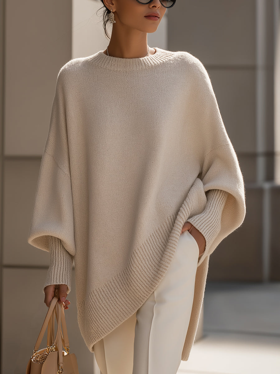 Knit Sweater – Aveline Oversized Wool Blend