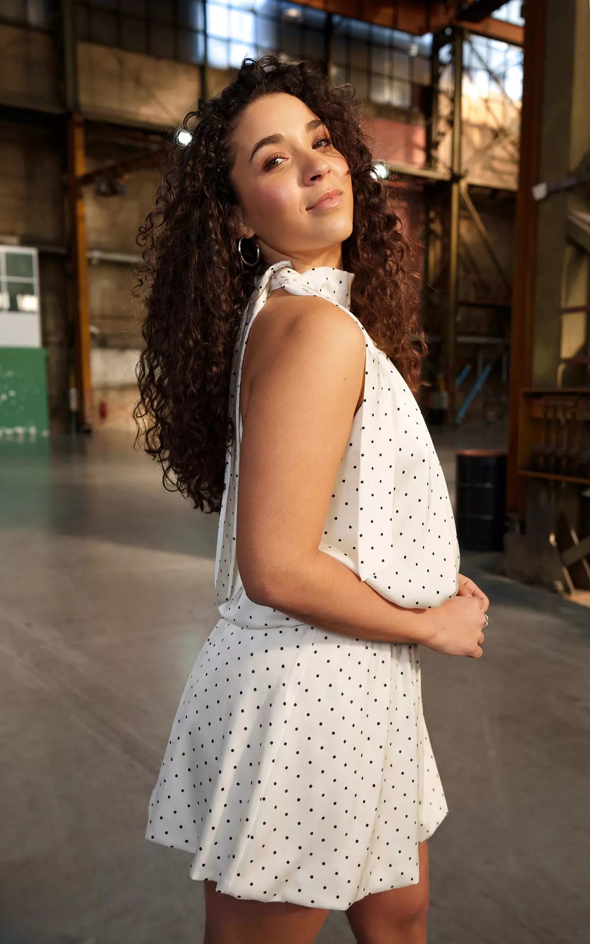 Clara | Polka Halter Top