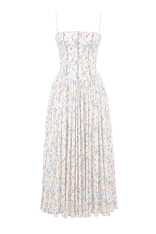 Isara | Floral Midi Sundress