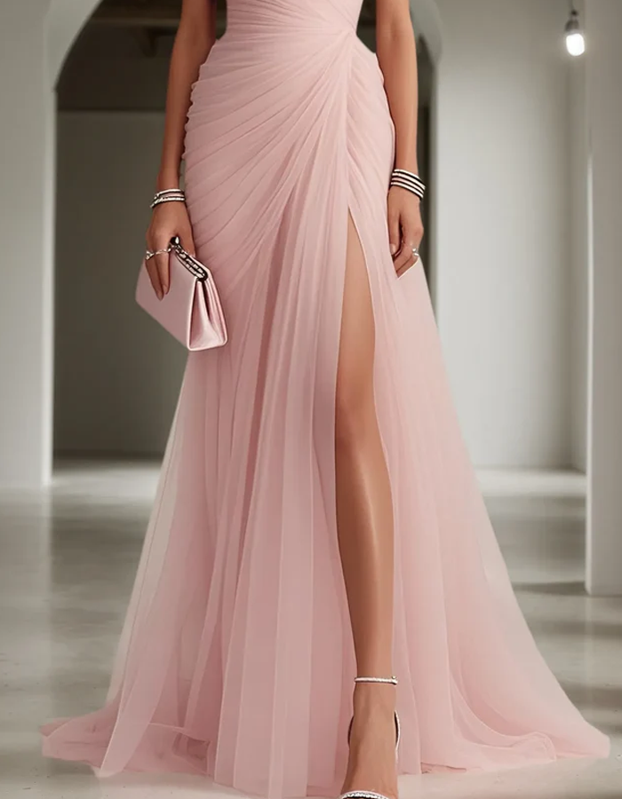 Leya Chiffon Maxi Dress