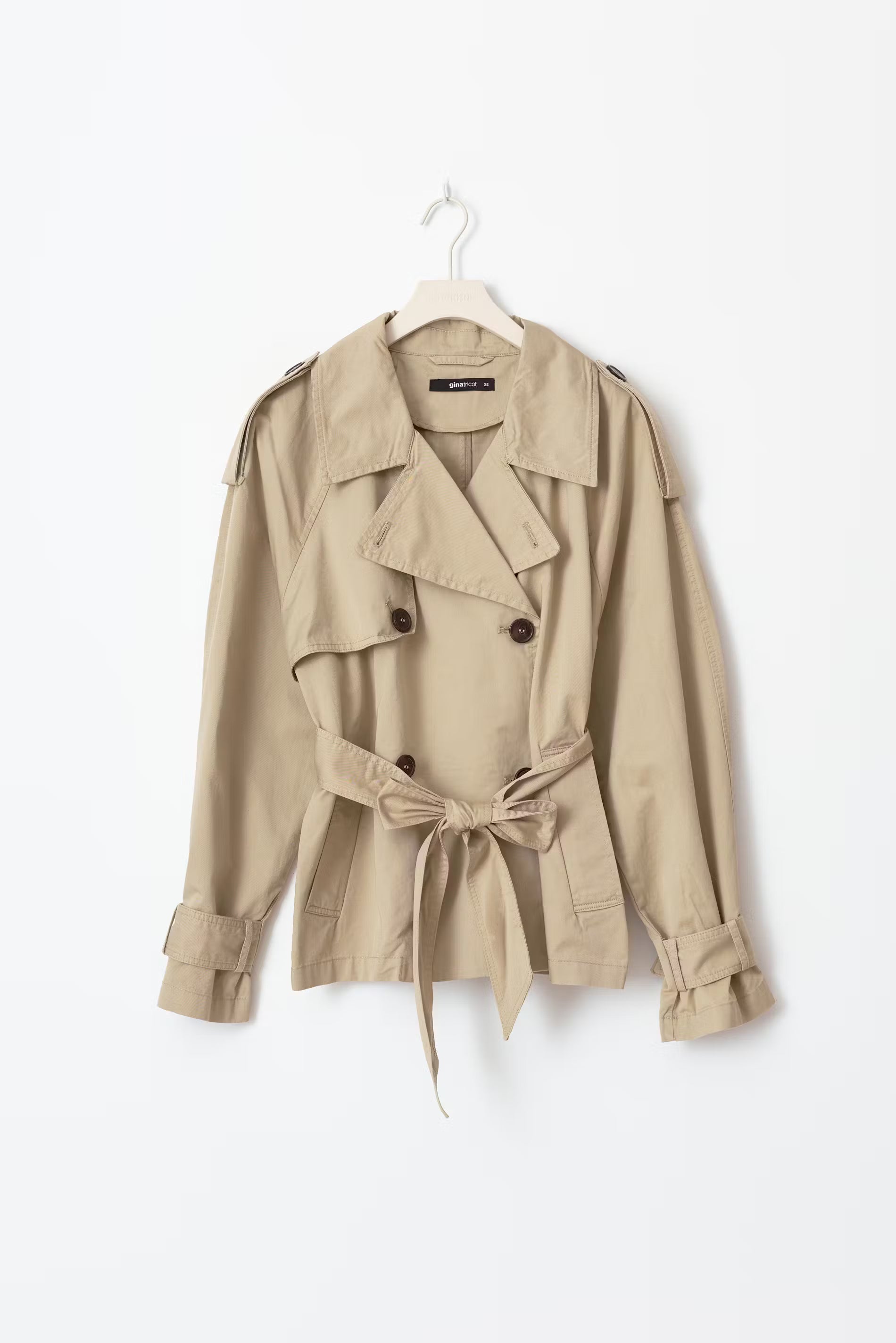 Alouette | Short Belted Trench Coat