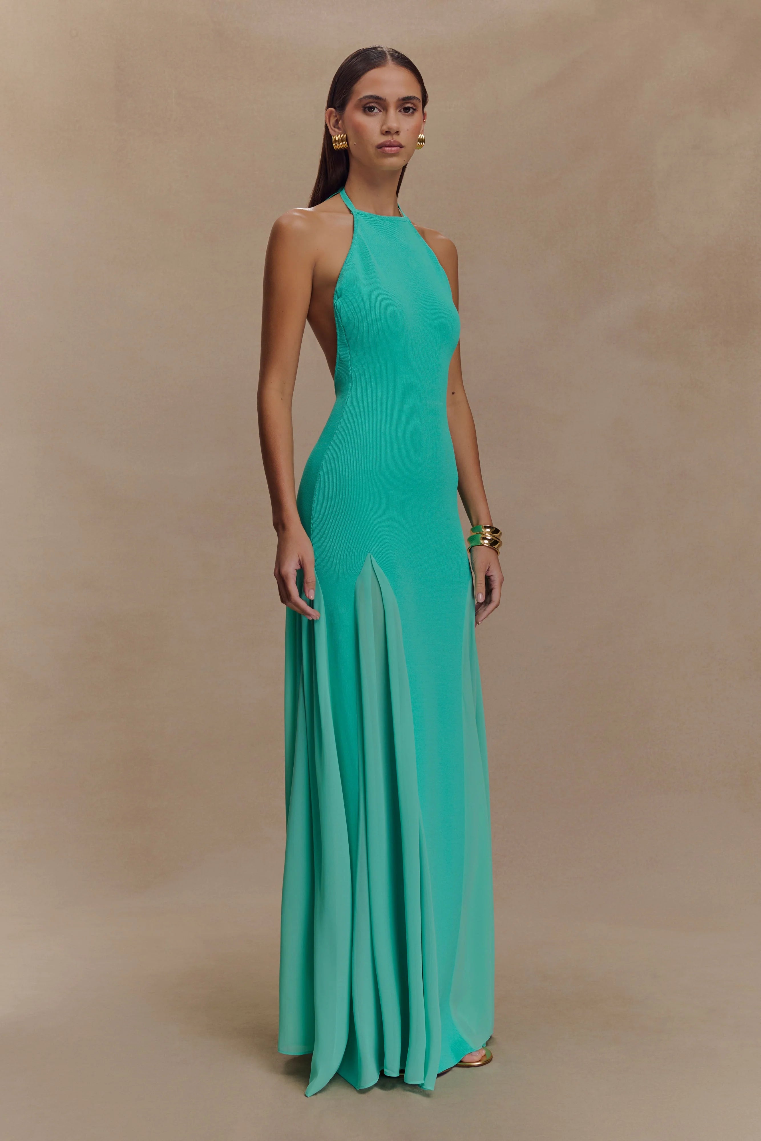 Elaris | Halter Maxi Dress