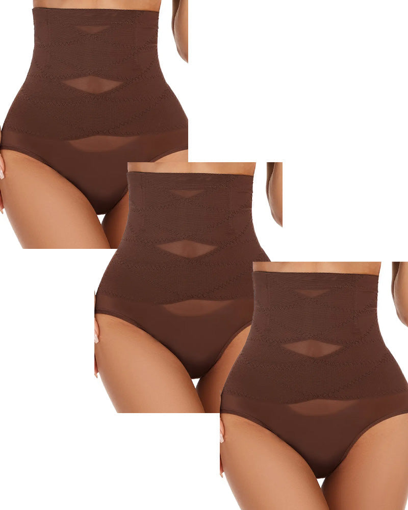 Sofia High-Waisted Shapewear Briefs – 3 Pack