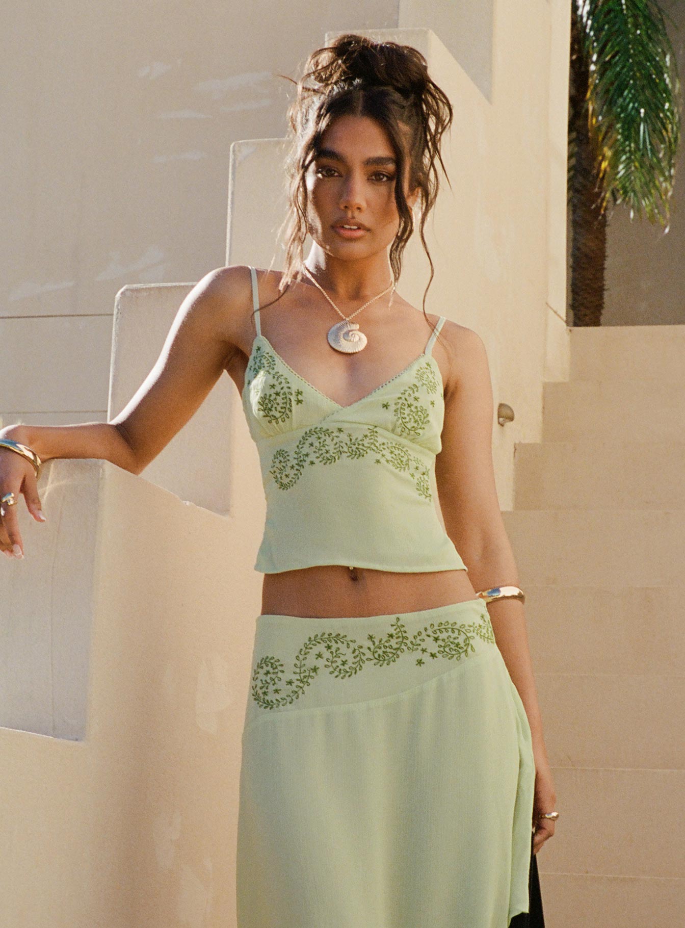 Elise Embroidered Set