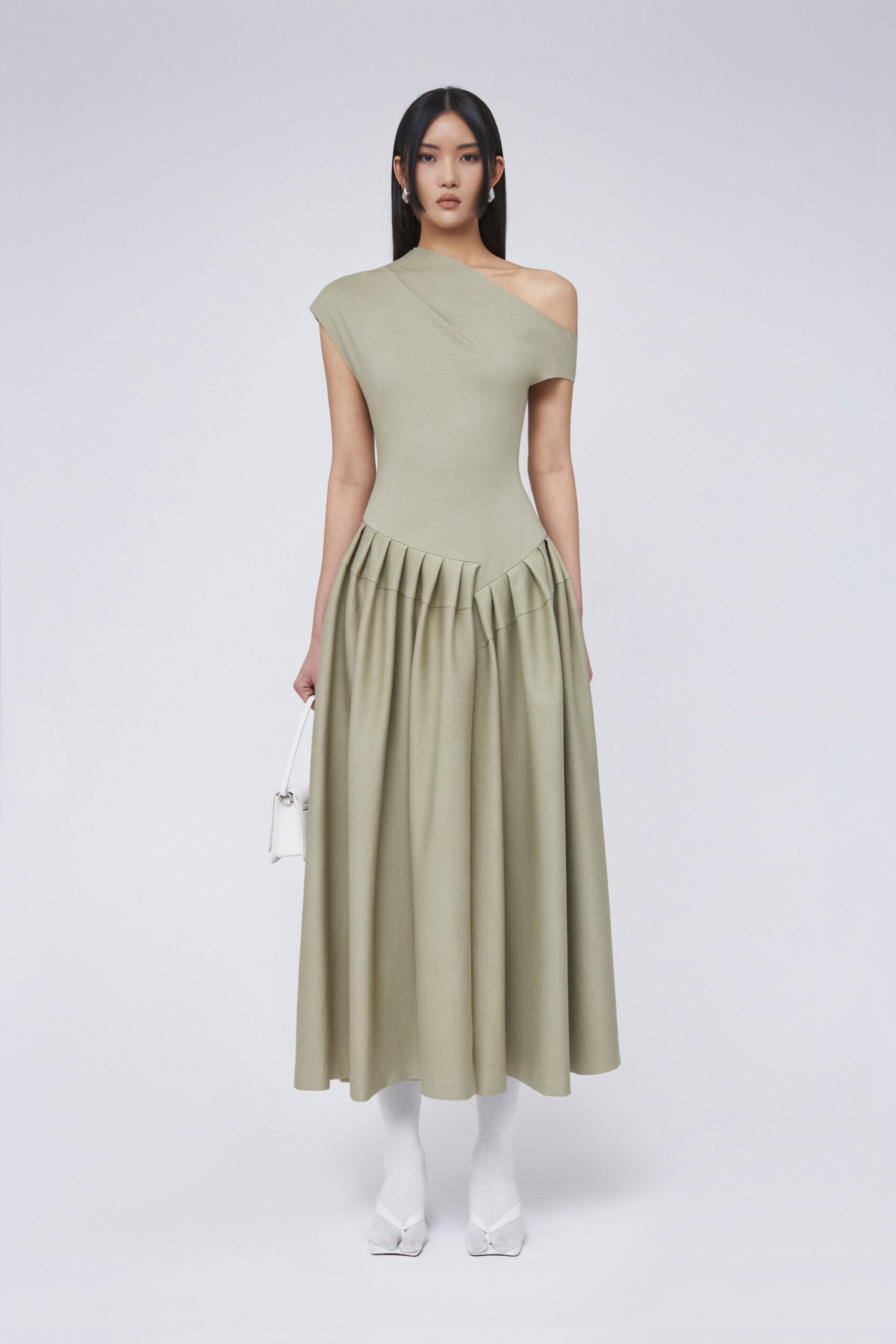 Kaelira | Asymmetric Midi Dress