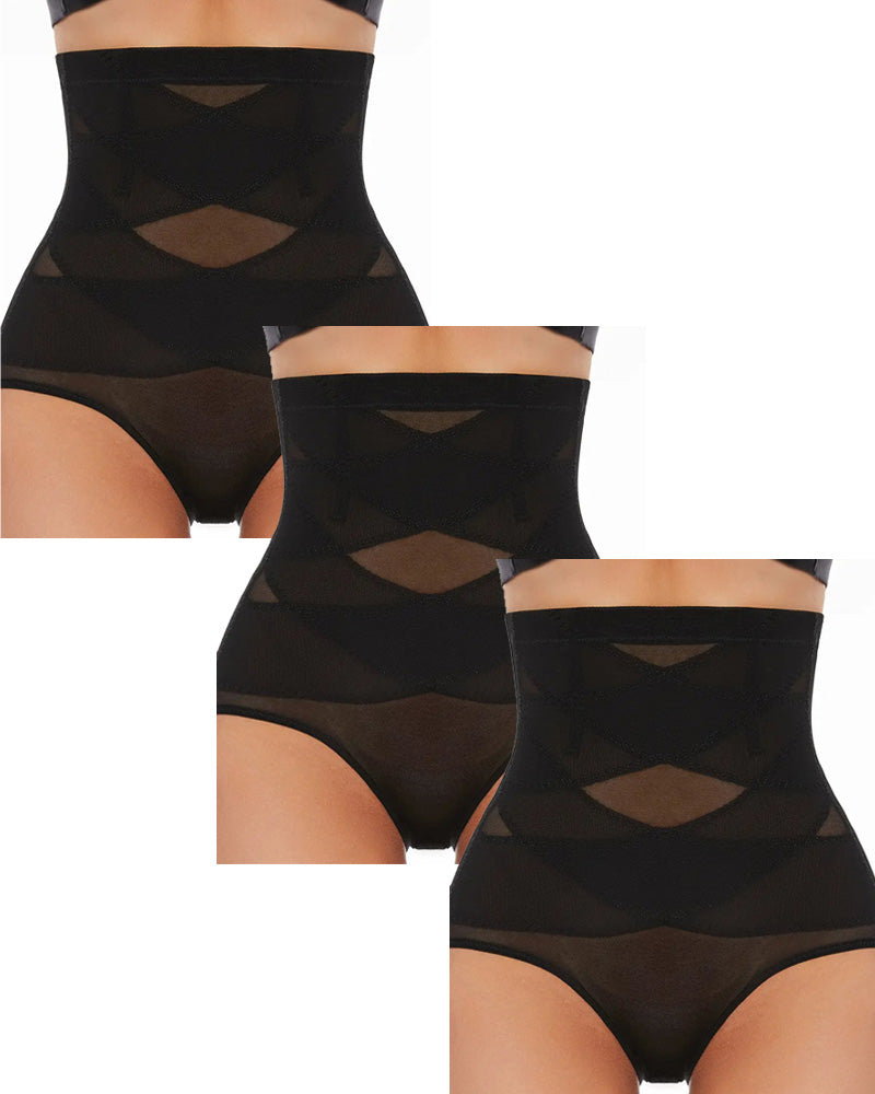 Sofia High-Waisted Shapewear Briefs – 3 Pack