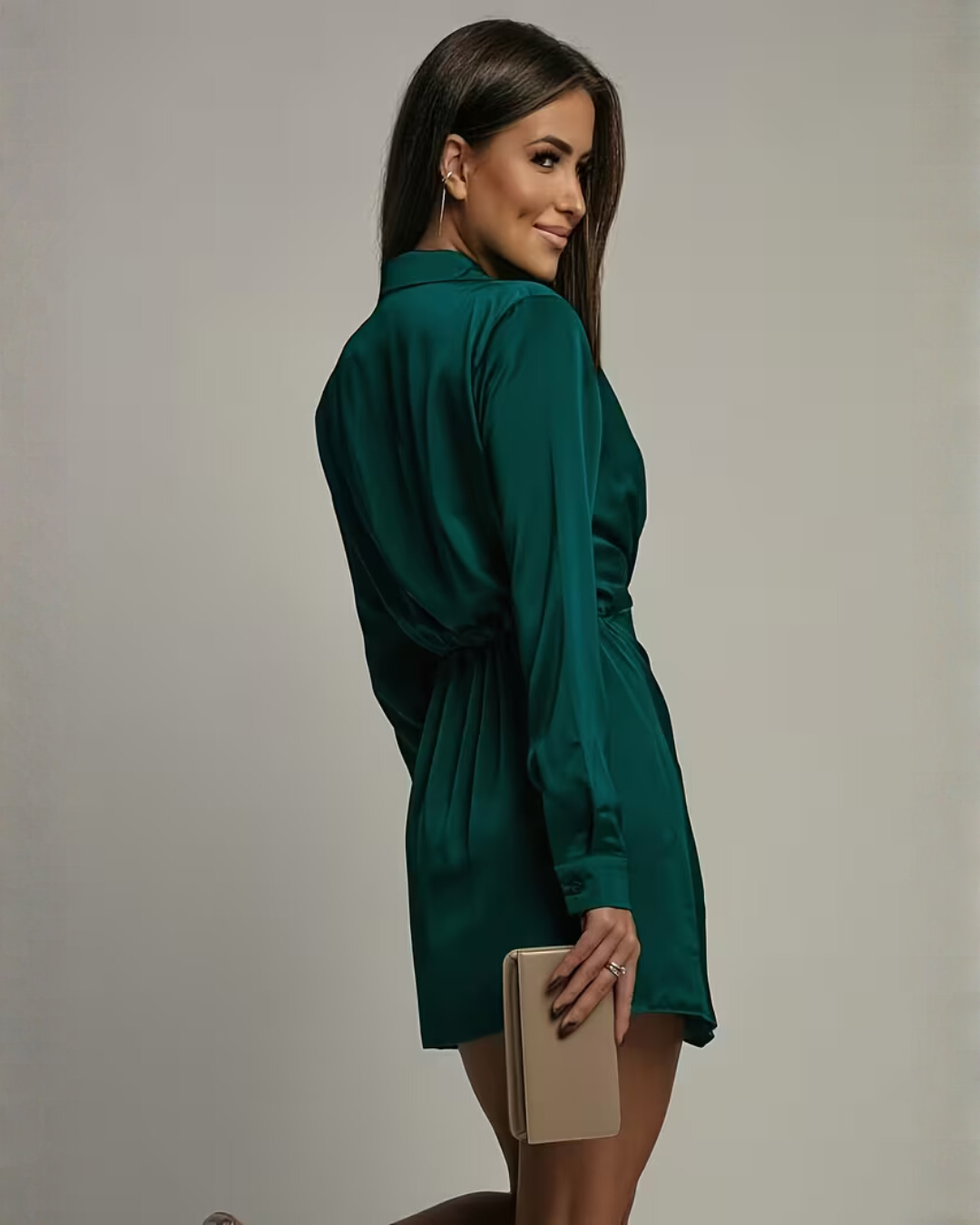 Elena Long Sleeve Mini Dress