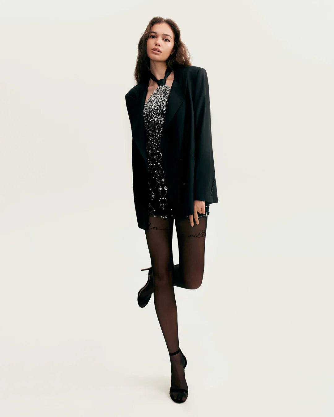 Lunaria | Halterneck Lace Mini Dress