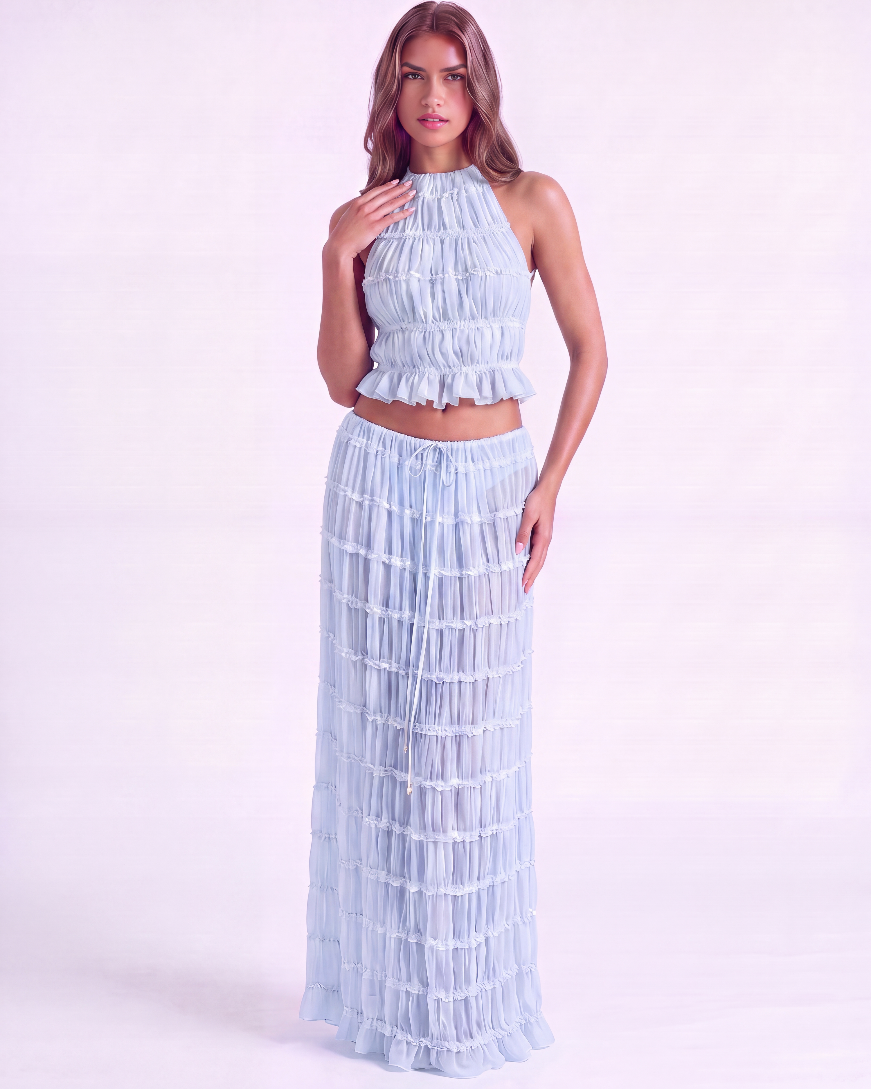 Soleil Two Piece Maxi Dress