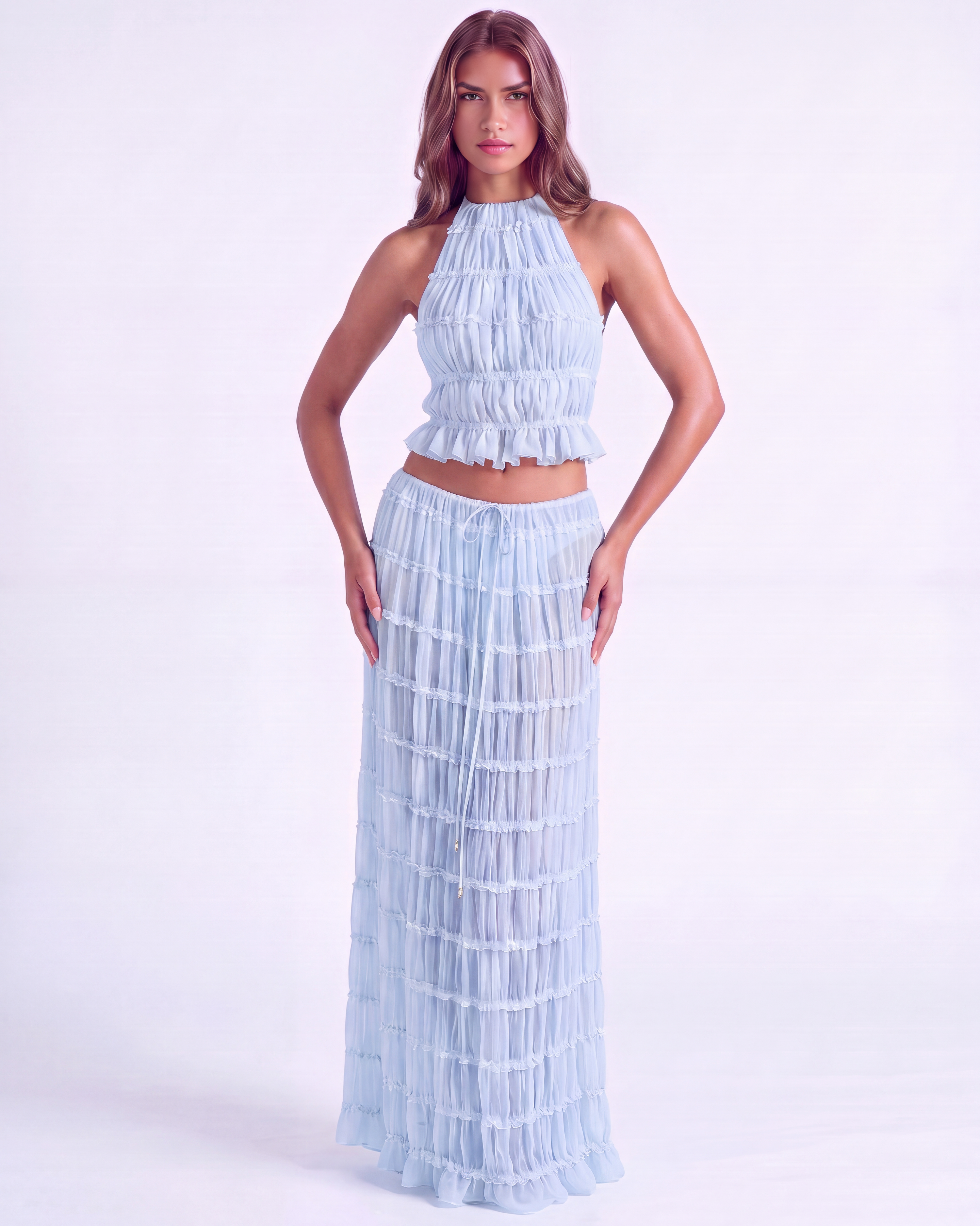 Soleil Two Piece Maxi Dress