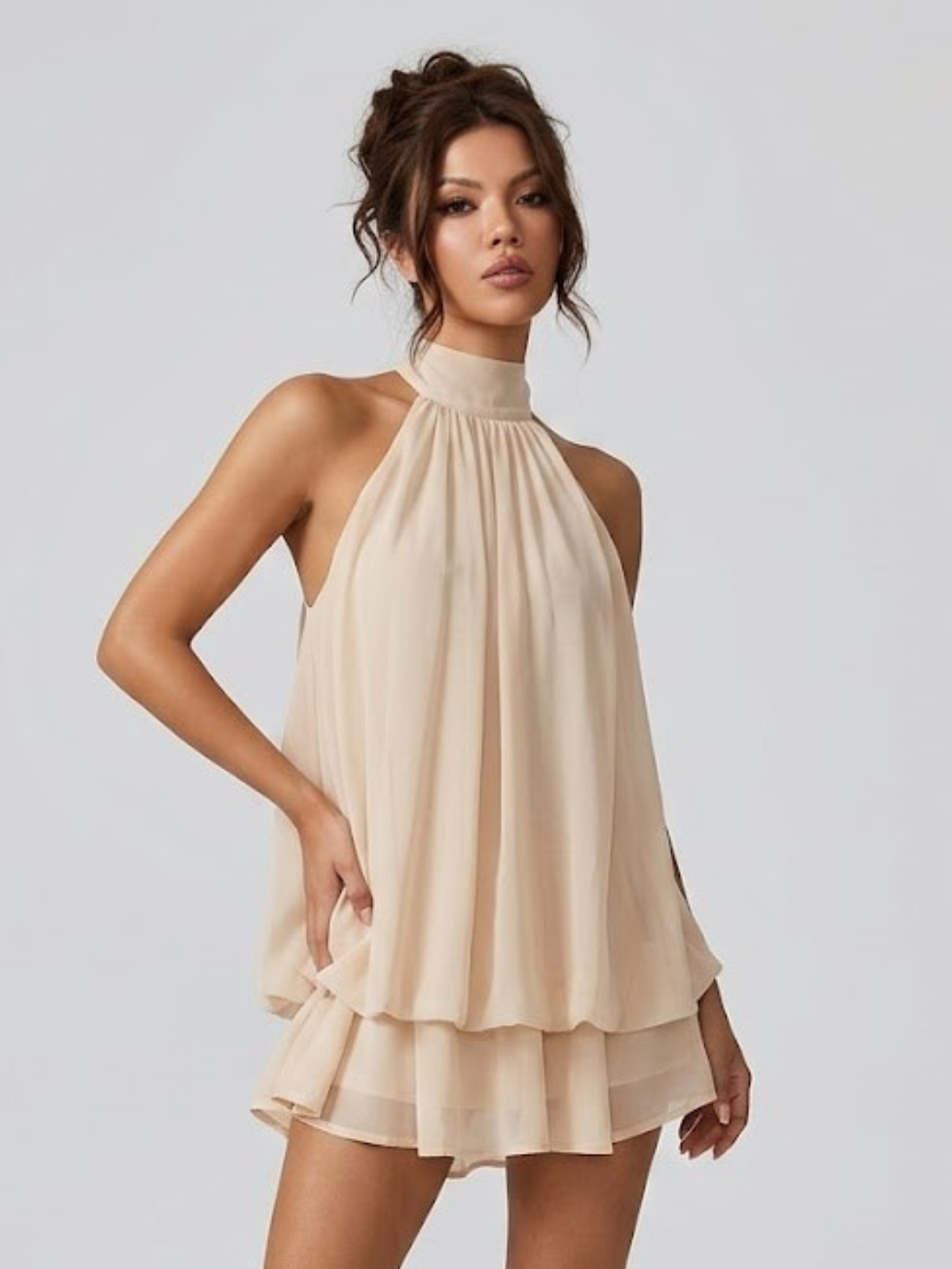 Cleo Halter Mini Dress