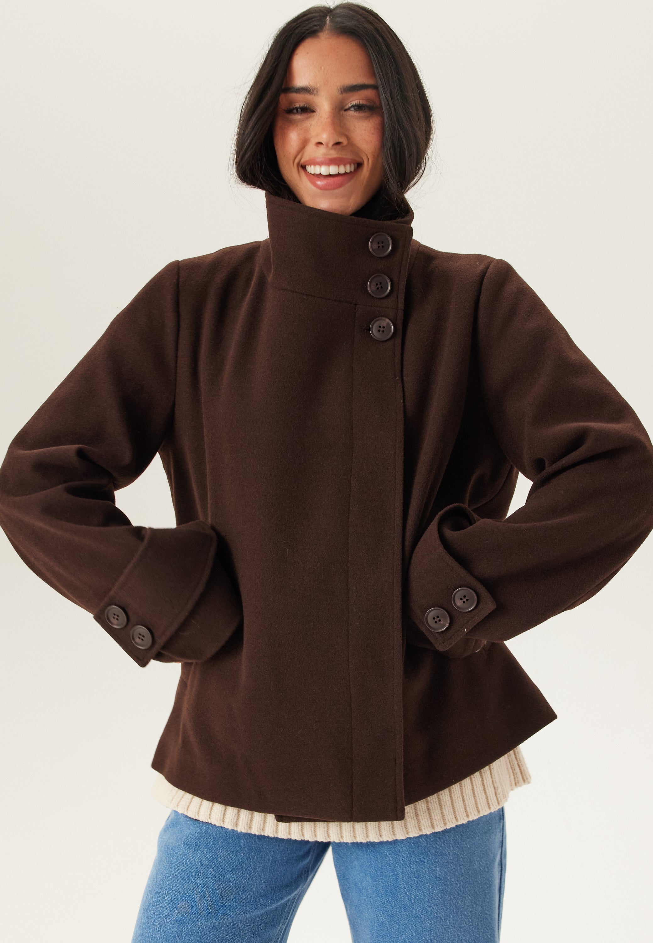 Amara High-Neck Jacket