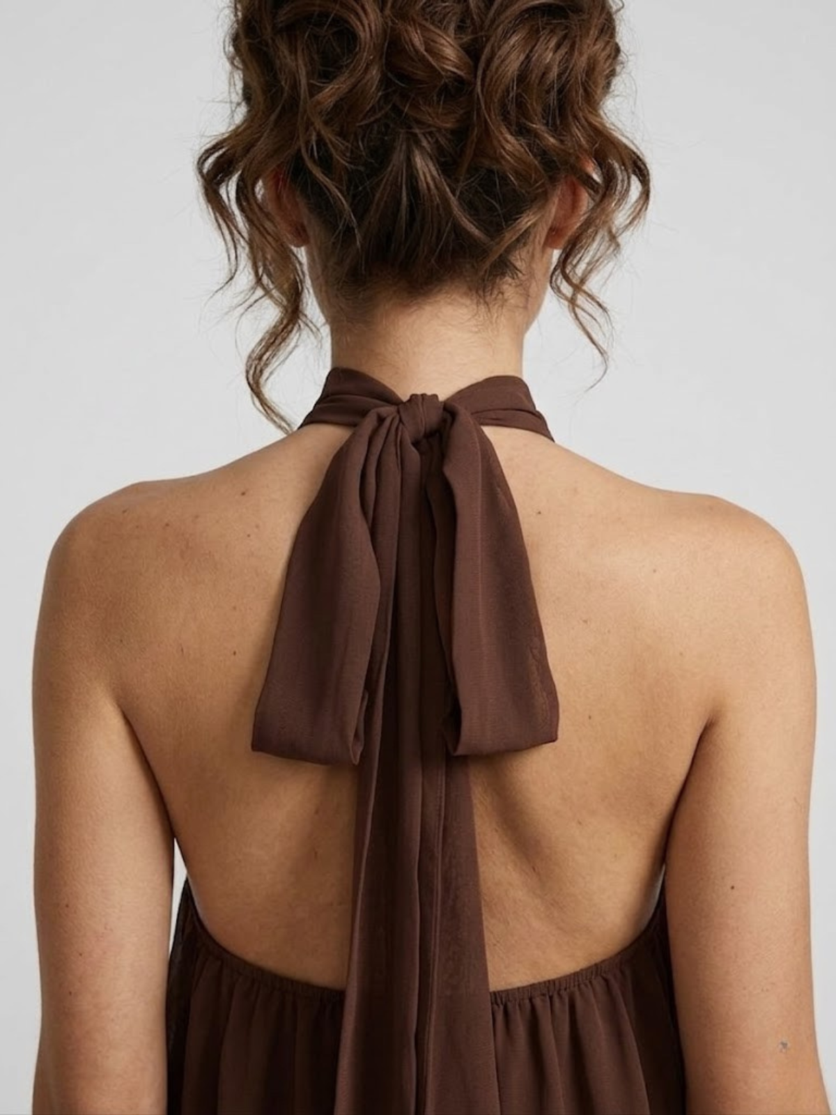 Celine Halter Mini Dress