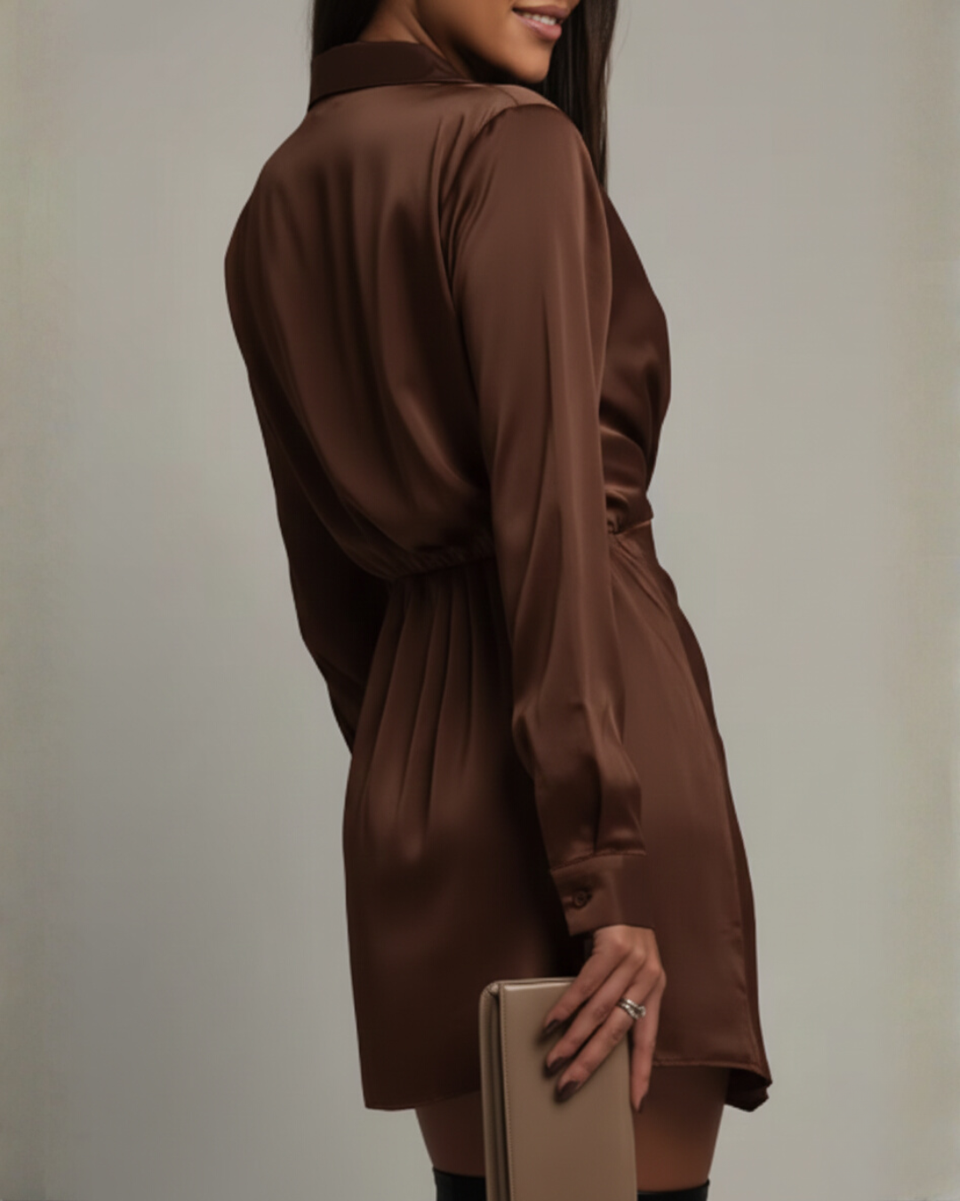 Elena Long Sleeve Mini Dress