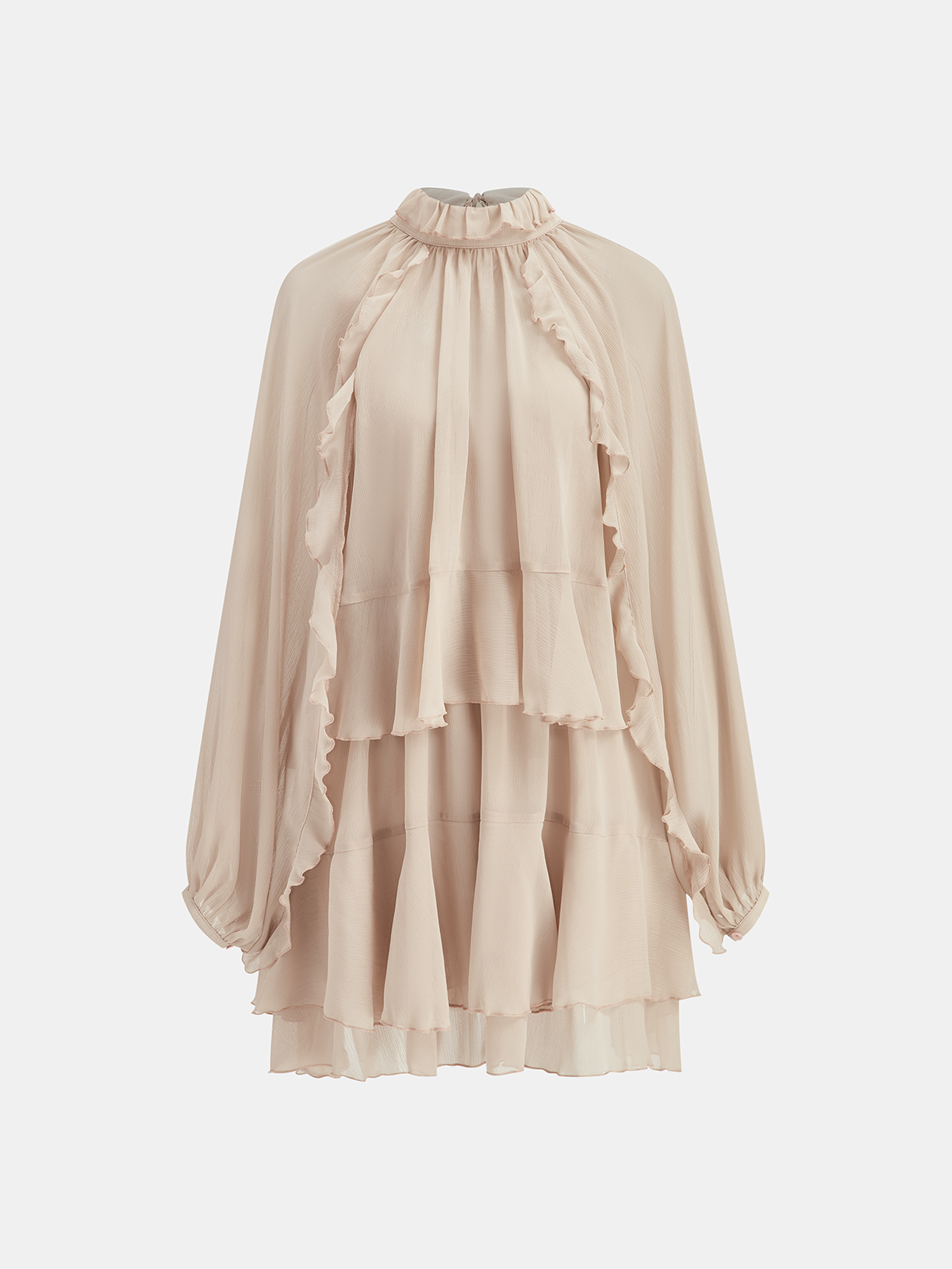 Whisper Ruffle | Chiffon Mini Dress Set