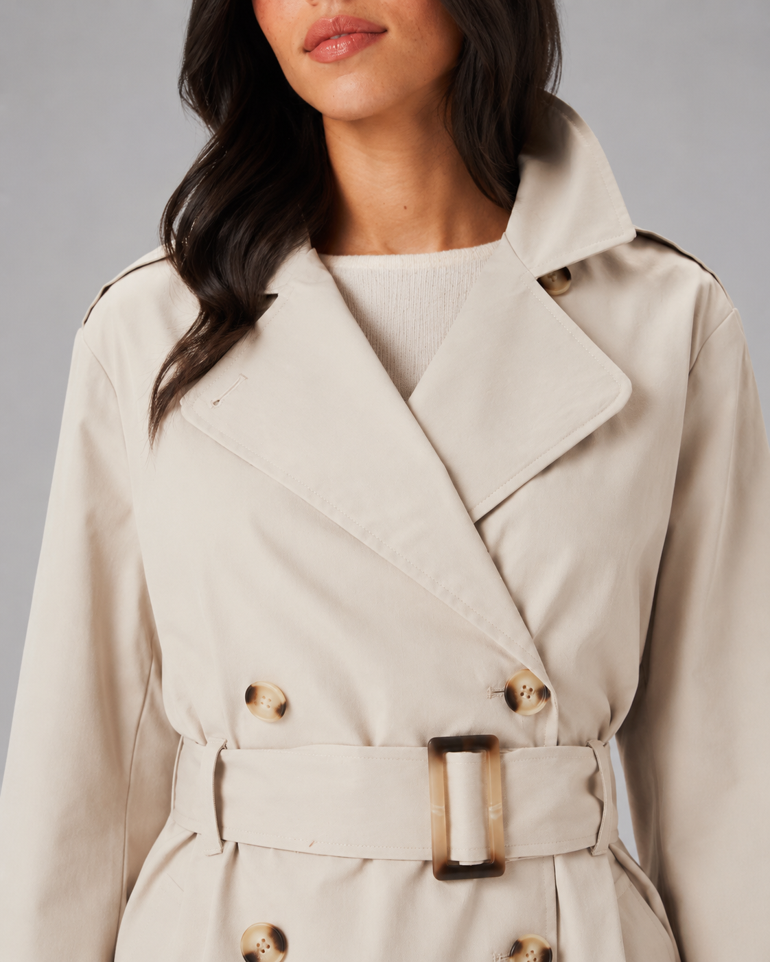 Camille Short Trench Coat