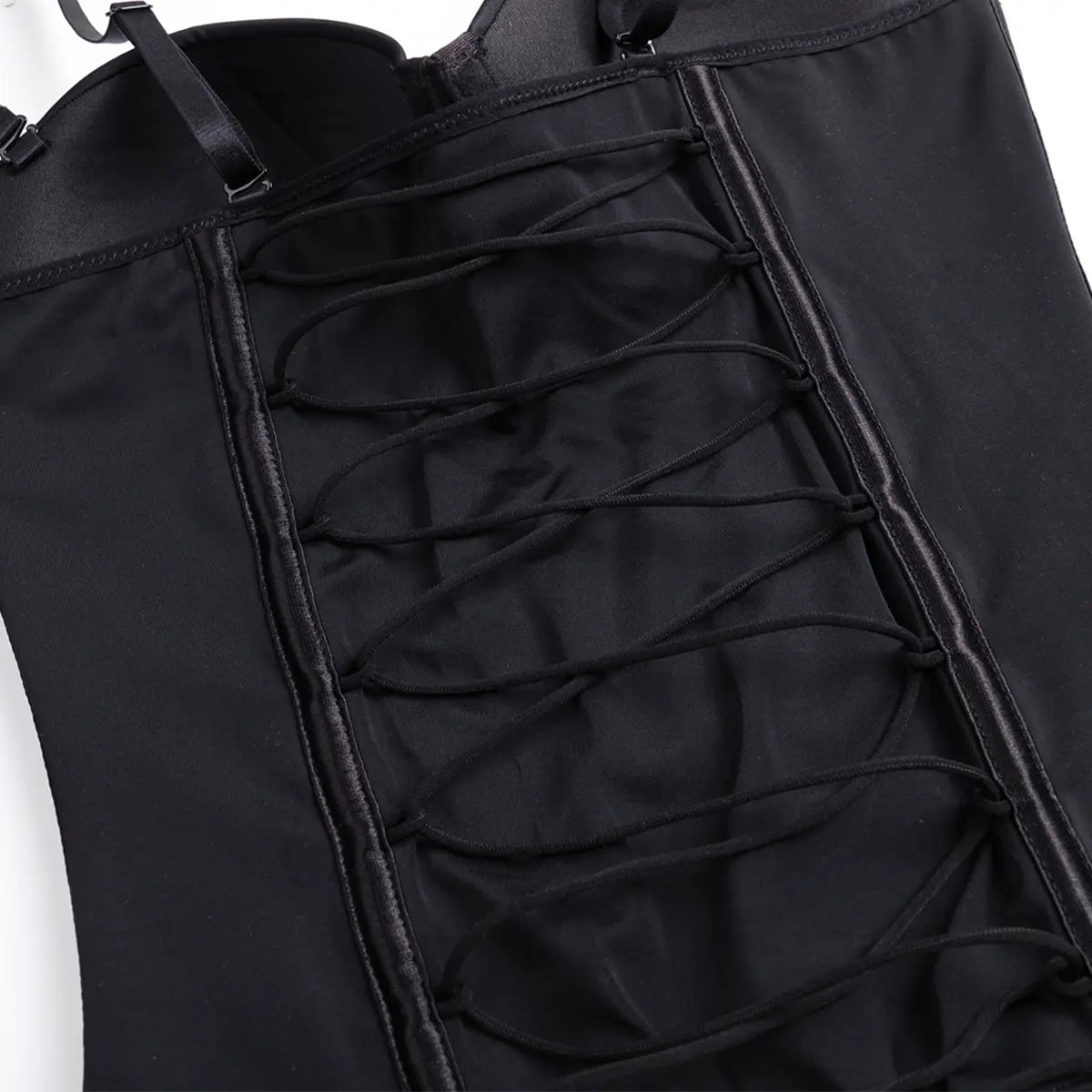 Seamless Lace-Up Bodysuit for Effortless Curves
