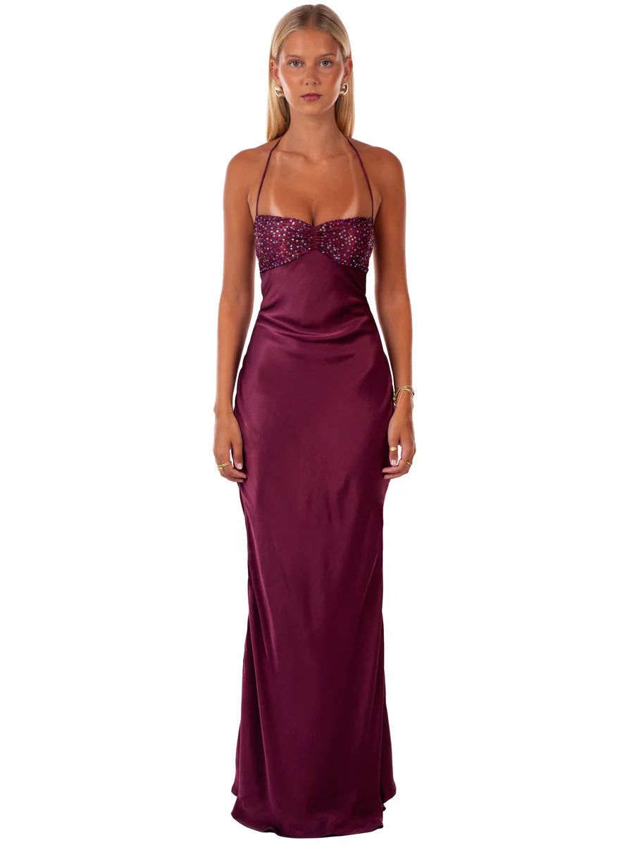 Maria | Backless Maxi Dress