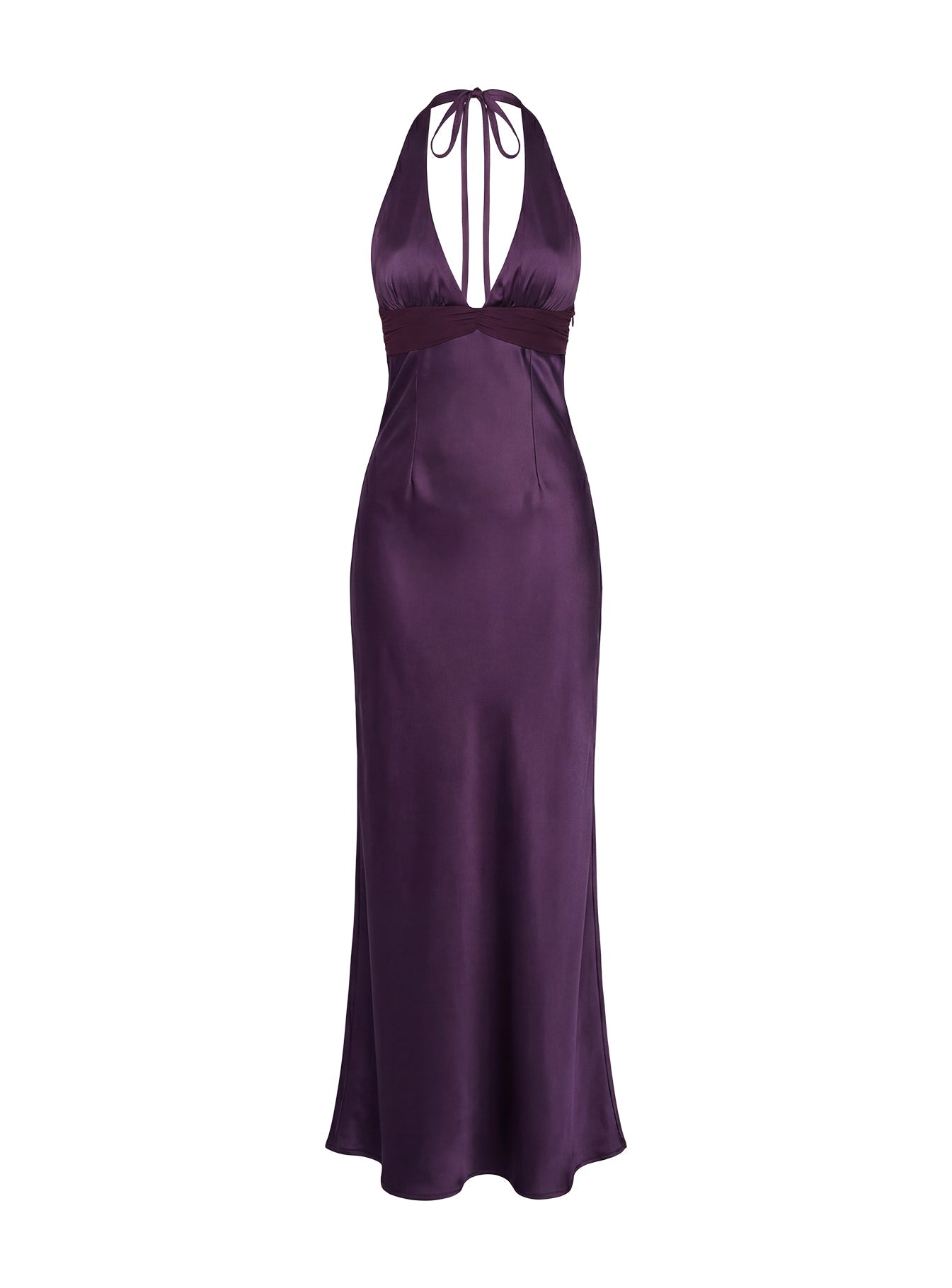 Oliva Halter Maxi Dress
