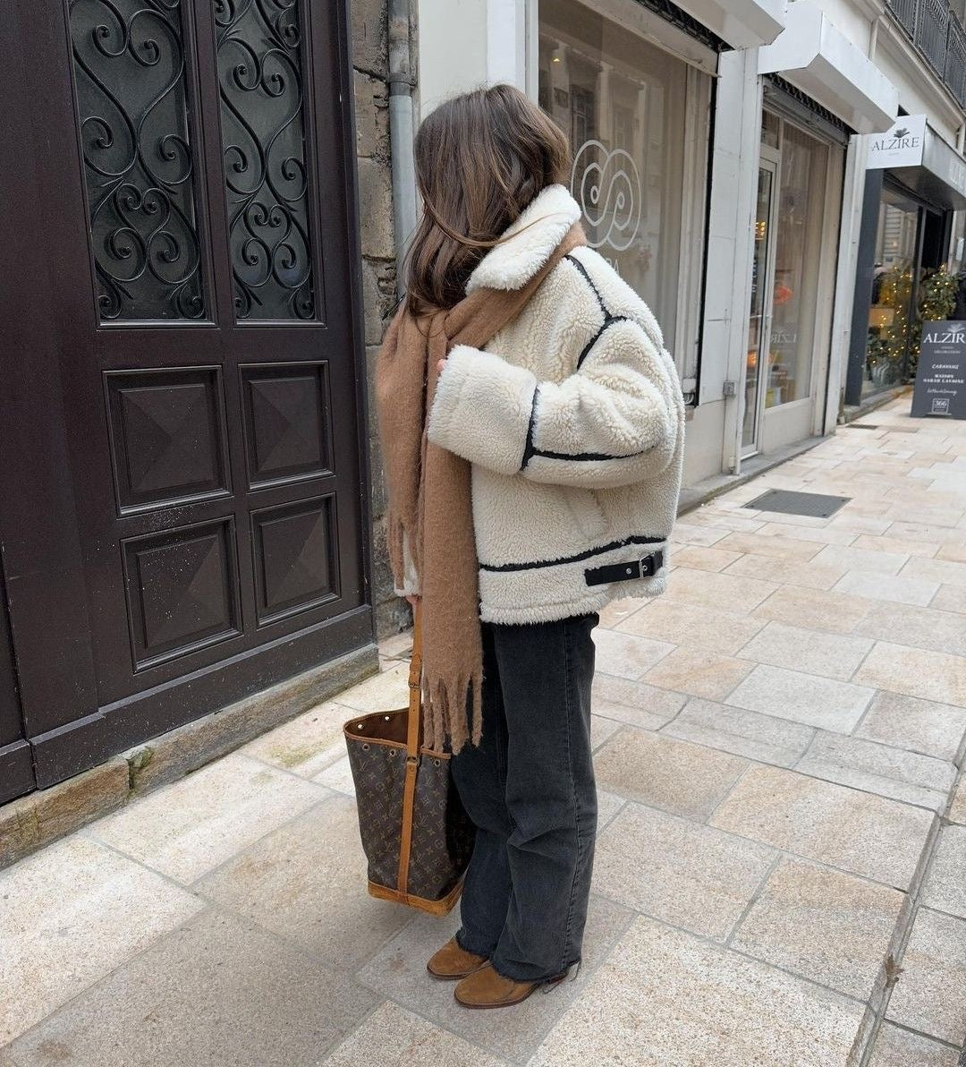 Teddy Jacket – Isabella Oversized Sherpa Jacket