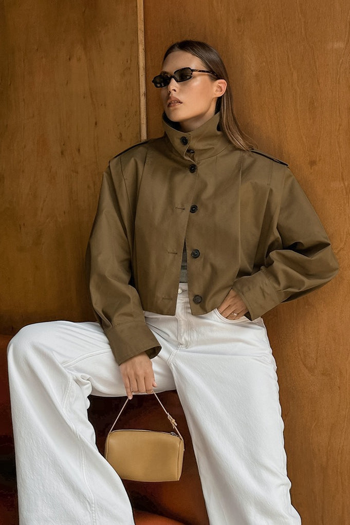 Shannon Cropped Utility Jacket