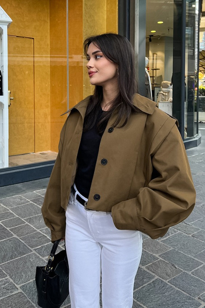 Shannon Cropped Utility Jacket