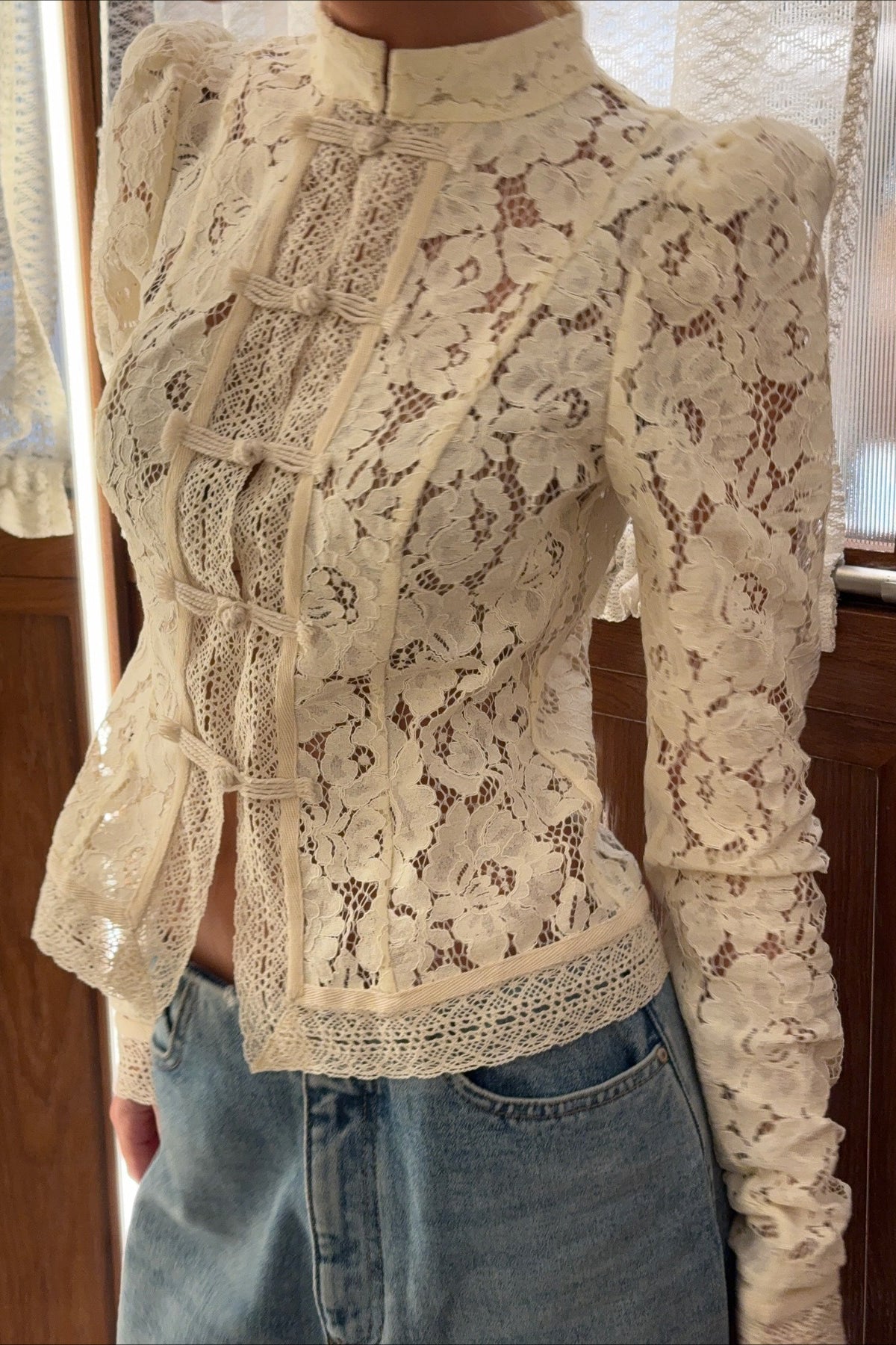 Susan Floral Lace Cardigan