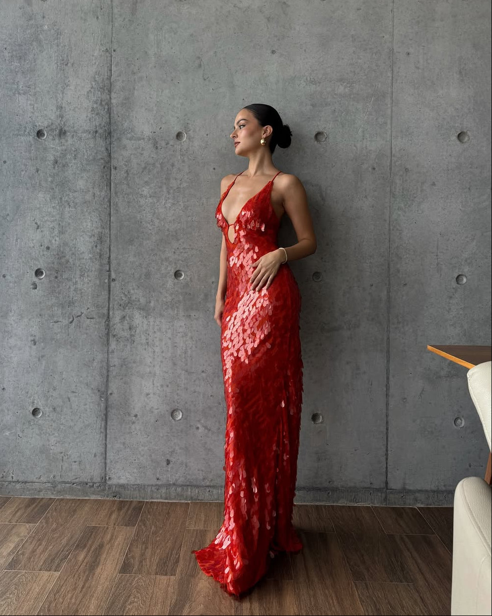 Sequin Maxi Dress – Valentina Mermaid Evening Gown