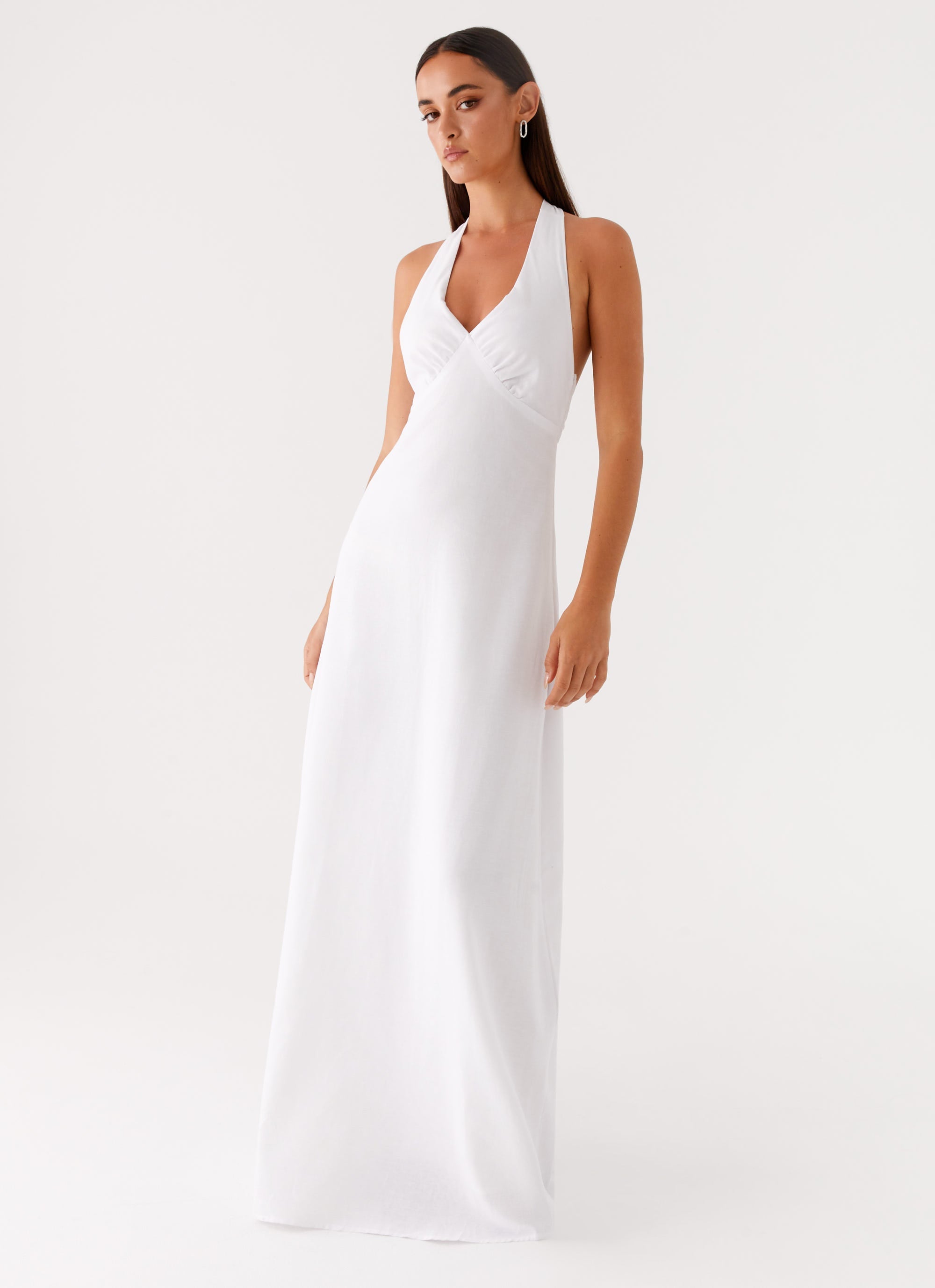 Dorina Linen Maxi Dress