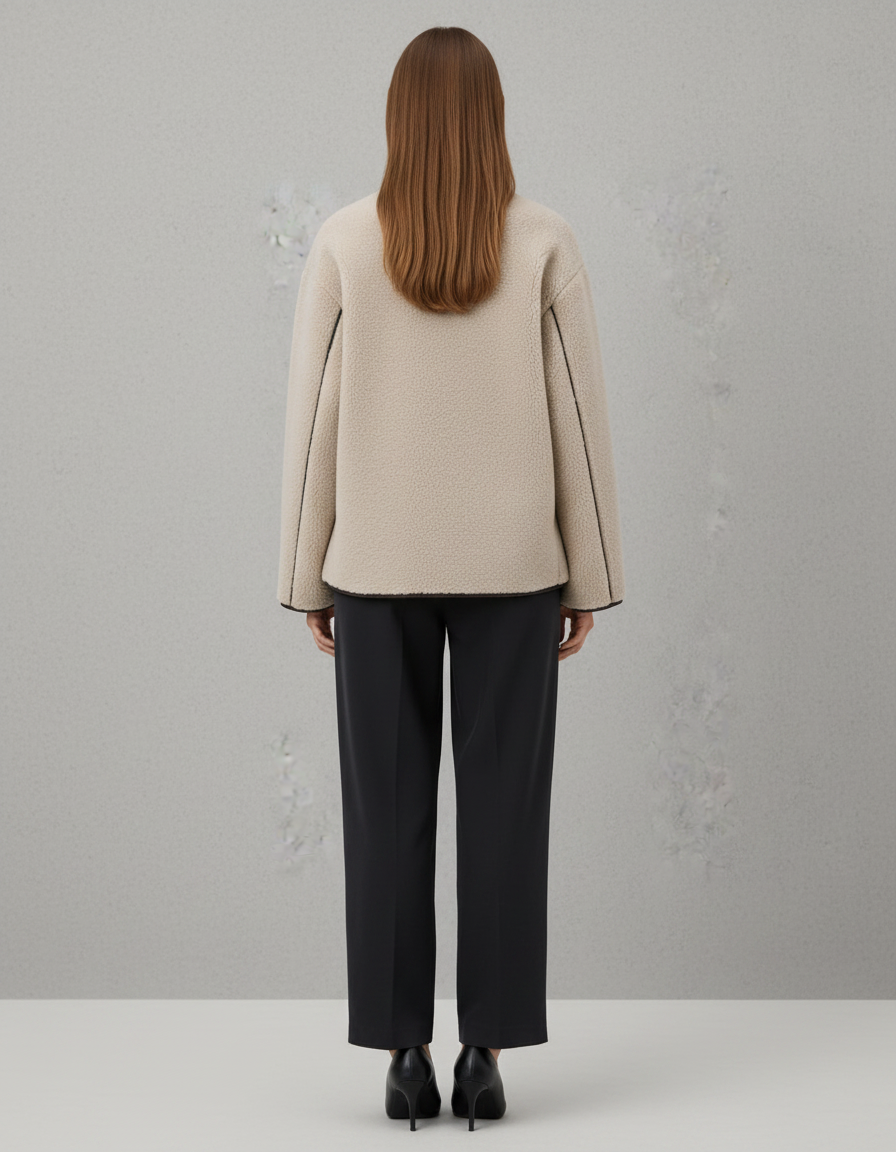 Faux Fur Jacket – Alessia Teddy Toggle Jacket