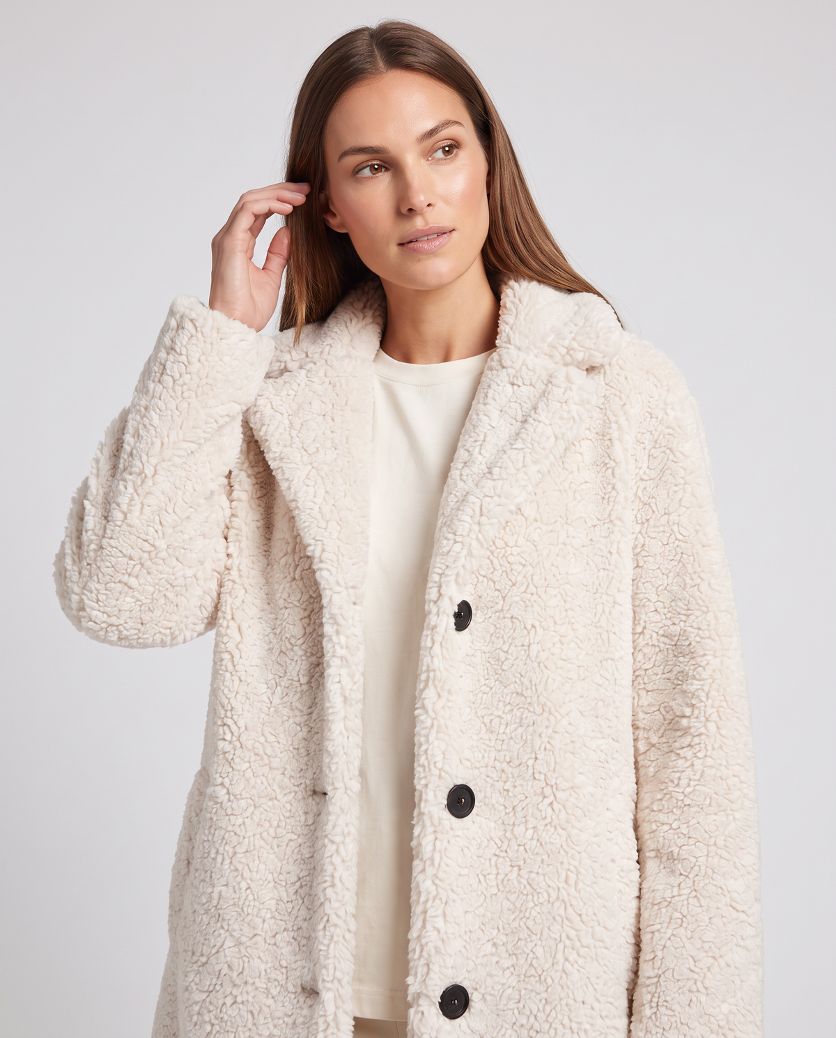 Emilia Teddy Long Coat