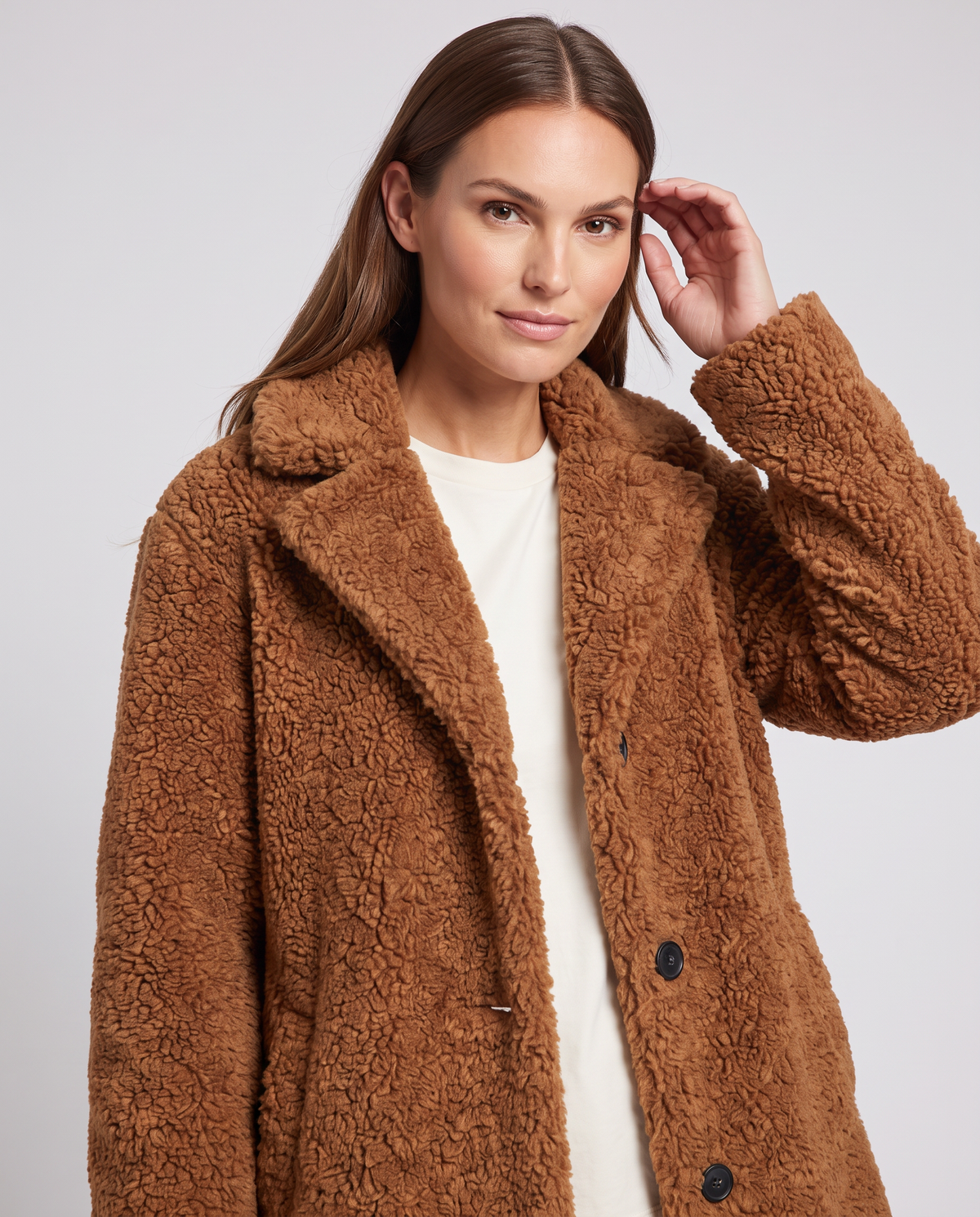 Emilia Teddy Long Coat
