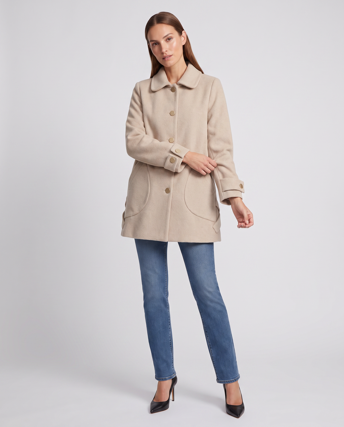 Isabelle Oversized Mid-Length Coat