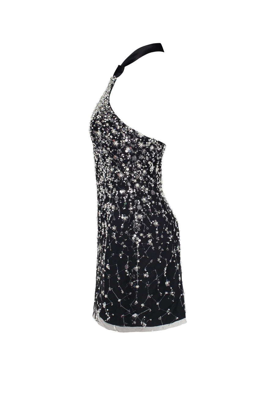 Lunaria | Halterneck Lace Mini Dress