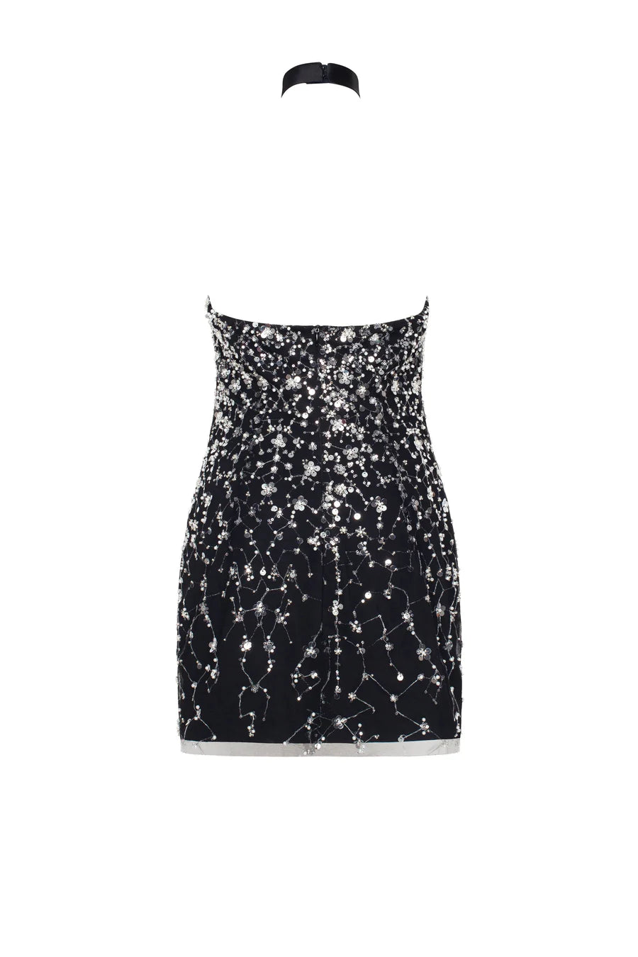 Lunaria | Halterneck Lace Mini Dress