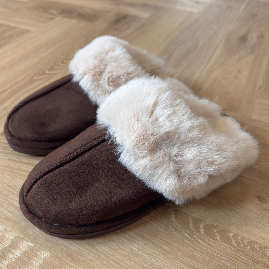 Slippers – Calista Suede Shearling