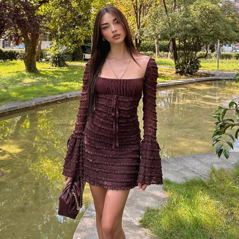 Mirella Lace Mini Dress