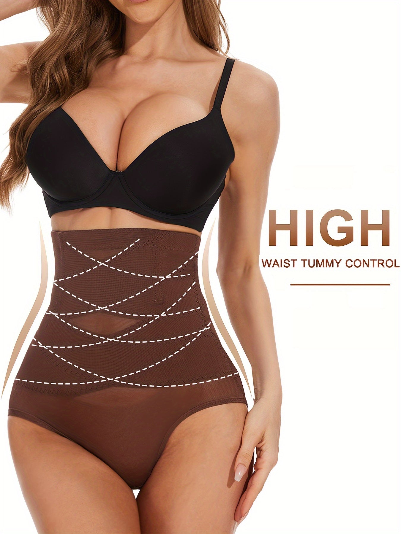 Sofia High-Waisted Shapewear Briefs – 3 Pack