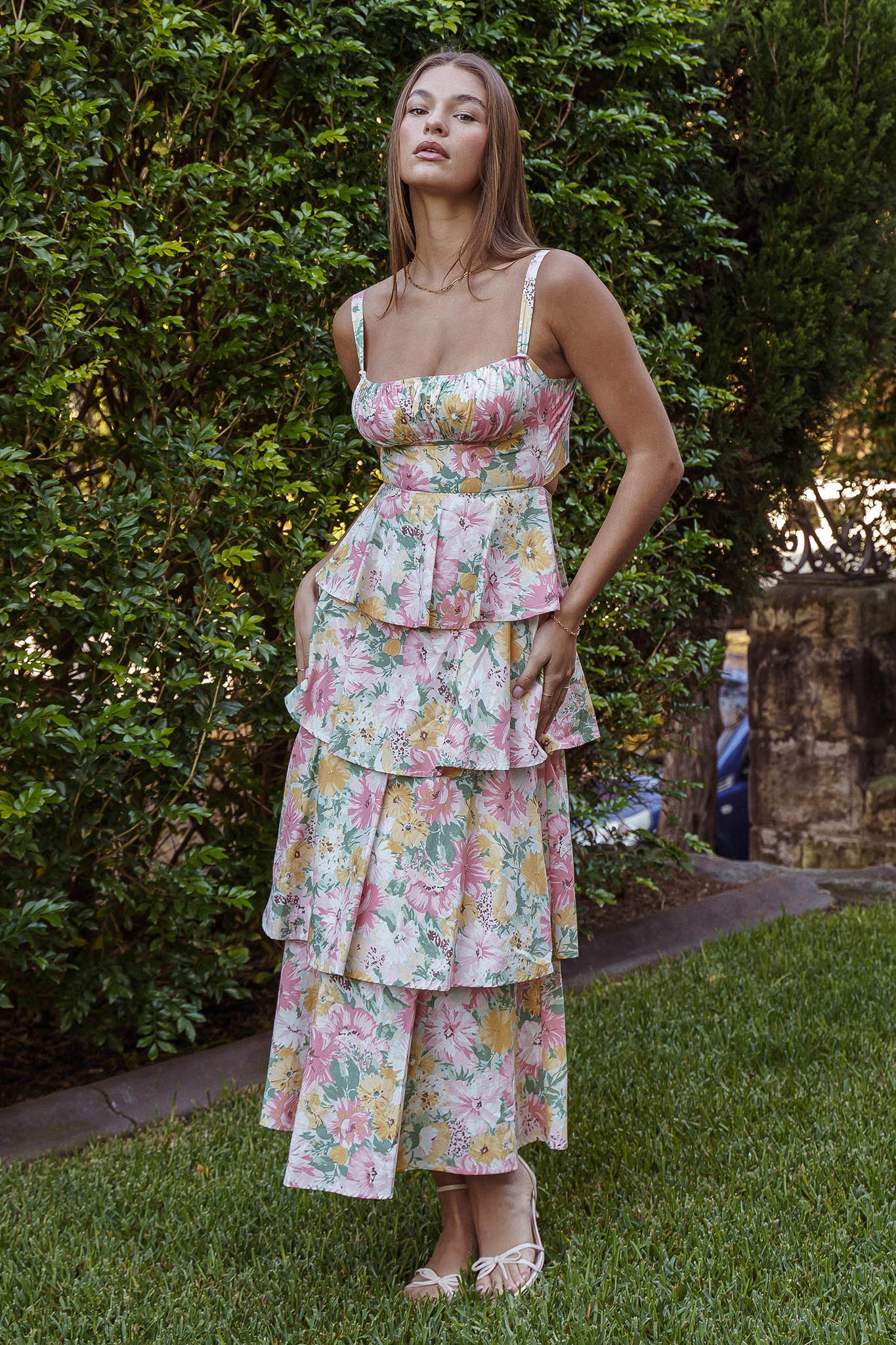 Elise | Provence Bloom Maxi Dress