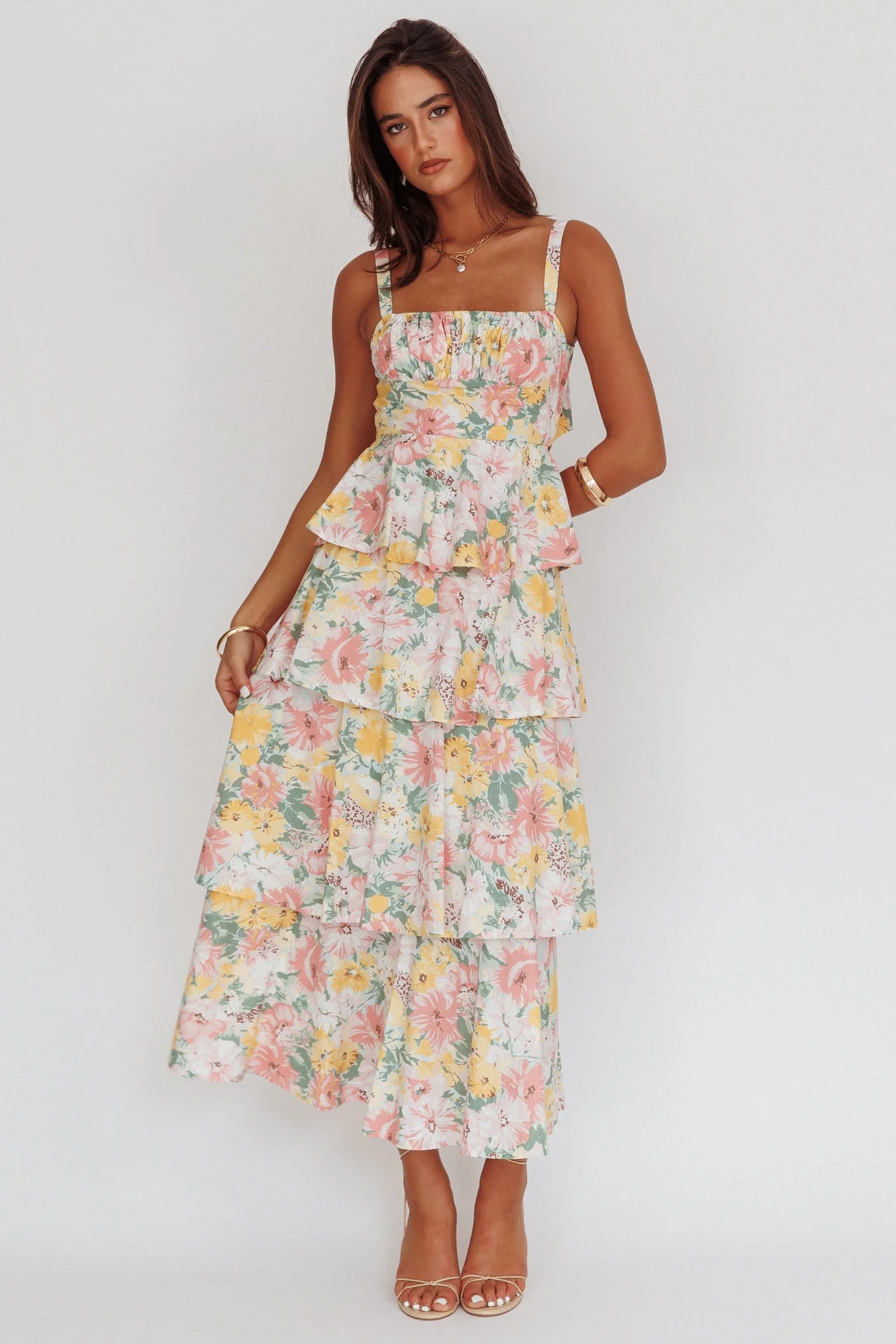 Elise | Provence Bloom Maxi Dress