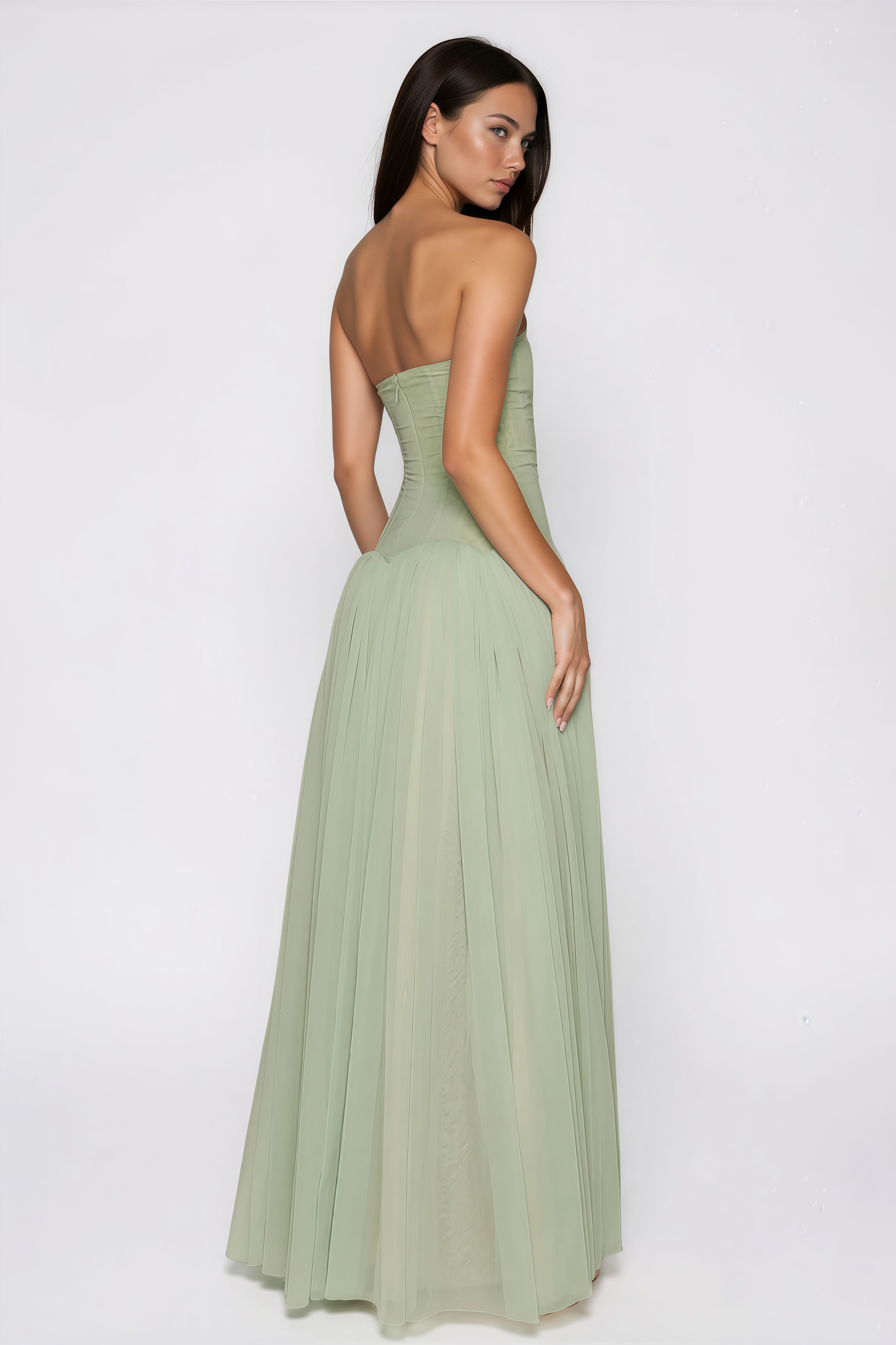Salome | Green Maxi Dress
