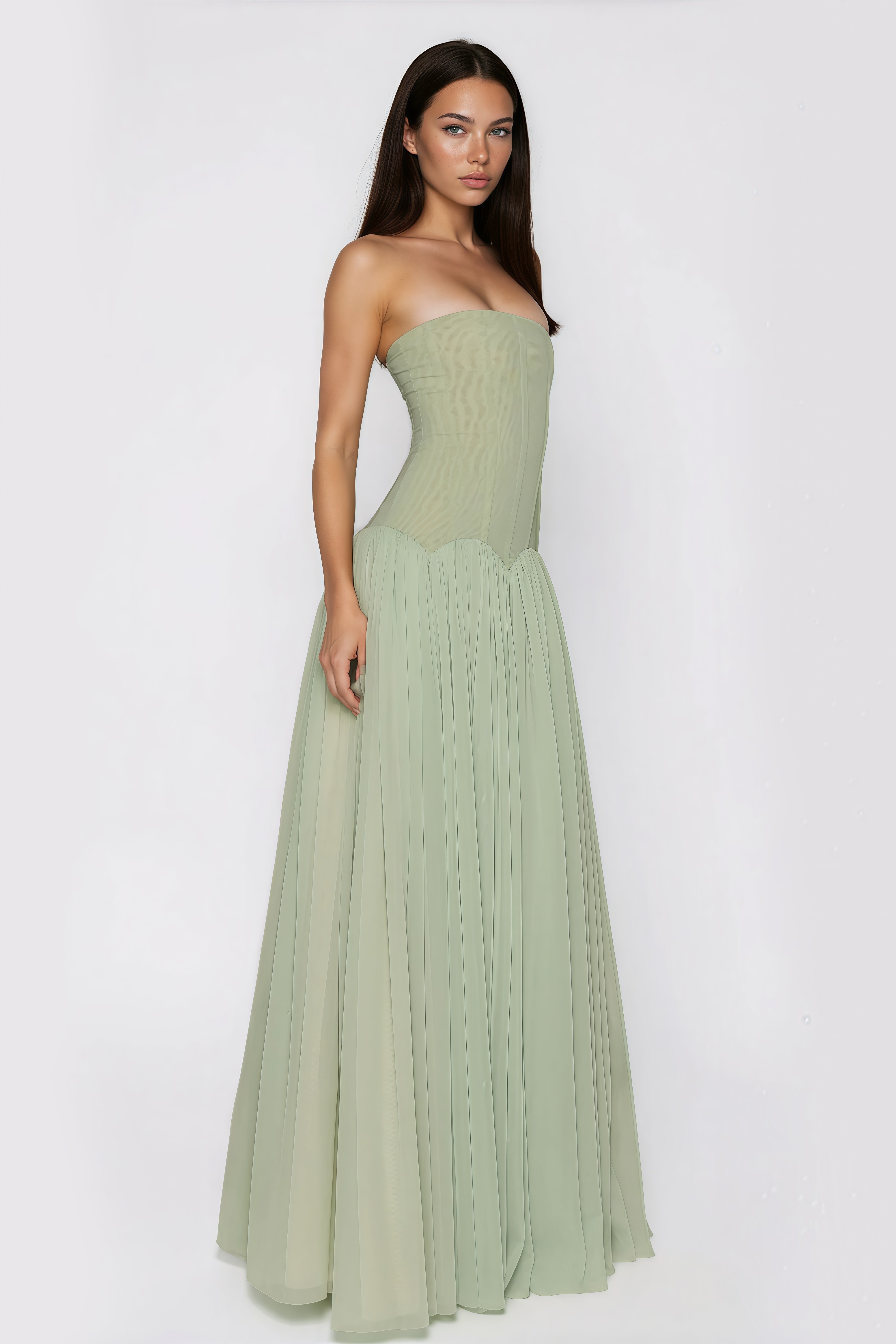 Salome | Green Maxi Dress