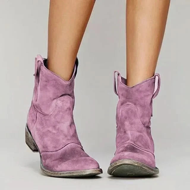 Paloma Western Ankle Boots
