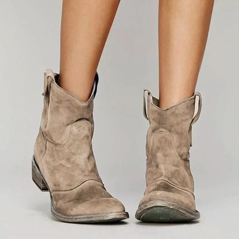 Paloma Western Ankle Boots